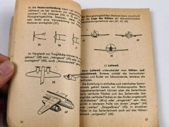 "Deutsche, Italienische, Britisch - Amerikanische Kriegsflugzeuge" Ansprache, Erkennen, Bewaffnung usw. Stand Sommer 1942. Kleinformat, abgegriffen