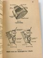 PDV. 23 "Ausbildungsvorschrift für den Feuerwehrdienst" II. Teil: Der Gasschutzdienst, datiert 1939, A6, 110 Seiten