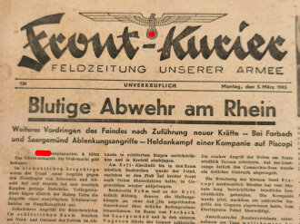 Front-Kurier - Feldzeitung unserer Armee, 5. März...