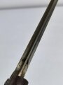 Frankreich 1.Weltkrieg, Seitengewehr Lebel Modell 1886 mit Haken, Griff Aluminium, sogenanntes" Rosalie", ungereinigt