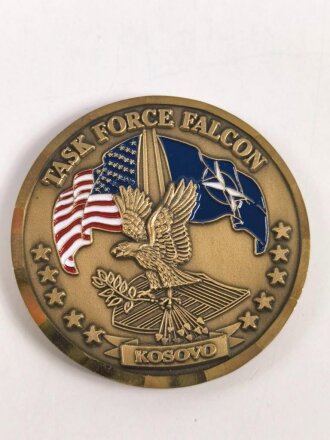 U.S.Army Task Force Falcon "Kosovo" Coin 50mm...