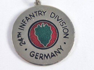 U.S. " 24th Infantry Division Germany " key hanger