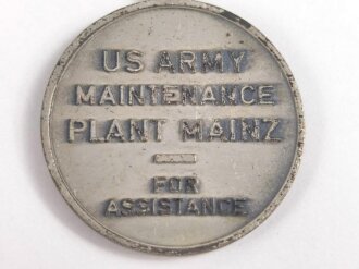 U.S. "U.S. Army Maintenance Plant Mainz" key hanger