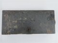 1.Weltkrieg, Holzkasten für Reinigungswatte MG 08 und 08/15. Originallack, Maße 17 x 37 x 6cm