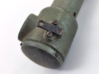 1.Weltkrieg, Grabenoptik für Minenwerfer. Optik defekt, das Stück war mehrmals geschnitten und zerlegt. neuzeitlich überlackiert. Gesamtlänge 115cm