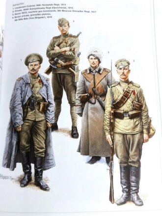 "The Russian Army 1914-1918" aus der Reihe " Men at Arms" von Osprey