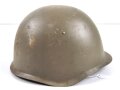 Tschechoslowakei, Stahlhelm nach Russischem Muster. Lagerspuren, guter Zustand, Originallack