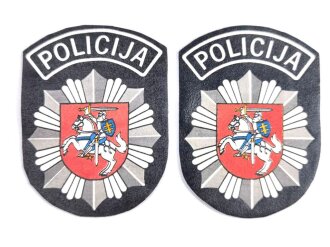 Litauen, Ärmelabzeichen Polizei "...