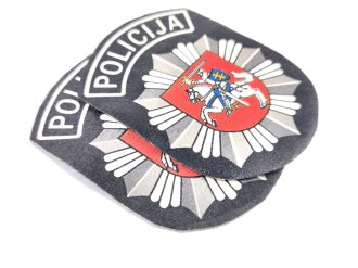 Litauen, Ärmelabzeichen Polizei " Policija" sie erhalten ein ( 1 ) Stück