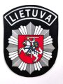 Litauen, Ärmelabzeichen Polizei " LIETUVA" sie erhalten ein ( 1 ) Stück