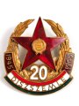 Ungarn, emailliertes Abzeichen "Diszszemle 1945- 1965"