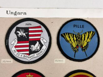 Ungarn, Sammlung Ärmelabzeichen Armee,  jeweils auf...