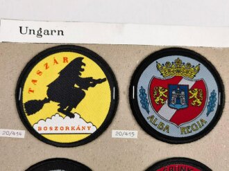 Ungarn, Sammlung Ärmelabzeichen Armee,  jeweils auf...