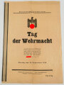 Reichsparteitag 1938 " Tag der Wehrmacht" 12. September 1938, 4-blättrig