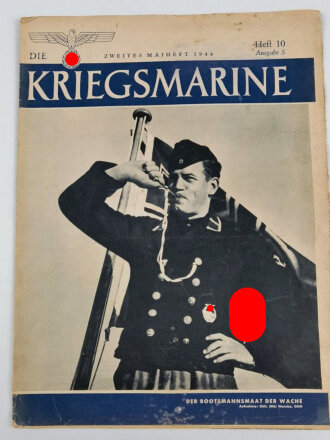 Die Kriegsmarine, Heft 10, Ausgabe S, zweites Märzheft 1944, "Der Bootsmann der Wache"
