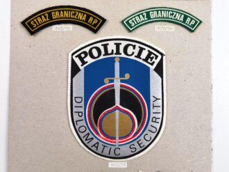 Tschechoslowakei, Sammlung  Abzeichen zum Thema Polizei ,...