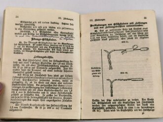 "Sprengvorschift" datiert 1911, 215 Seiten, stark gebraucht, DIN A6