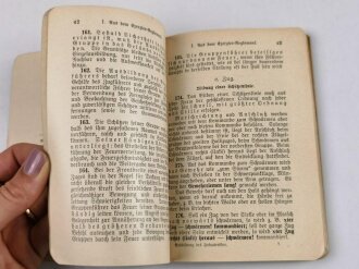 1.Weltkrieg "Die Ausbildung des Infanteristen" datiert 1915, 149 Seiten, DIN A6