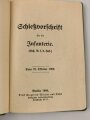 D.V.E. Nr. 240 "Schießvorschrift für die Infanterie" datiert 1909, 167 Seiten, DIN A6