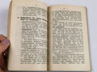 1.Weltkrieg "Anleitung für Kompagnieführer" datiert 1917, 156 Seiten, DIN A6