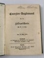 D.V.E. Nr. 414 "Erxerzier-Reglement für die Feldartillerie" datiert 1907, 248 Seiten, DIN A6