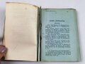 D.V. 61 "Exerzier-Reglement für die Feldartillerie" datiert 1907, 248 Seiten, DIN A6, stark gebraucht 