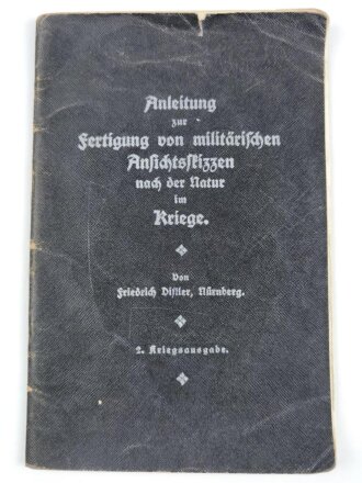 1.Weltkrieg "Anleitung zur Fertigung von...