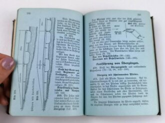 D.V.E. Nr. 275 "Feld-Pionierdienst aller Waffen" datiert 1911, 316 Seiten, DIN A6