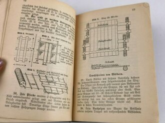 D.V.E. Nr. 275 "Feld-Pionierdienst aller Waffen" datiert 1911, 316 Seiten, DIN A6