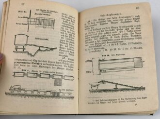 D.V.E. Nr. 275 "Feld-Pionierdienst aller Waffen" datiert 1911, 316 Seiten, DIN A6