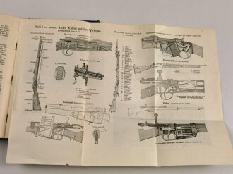 "Der Infanterie Einjährige und Offizier des Beurlaubtenstandes" datiert 1913, 405 Seiten, DIN A5