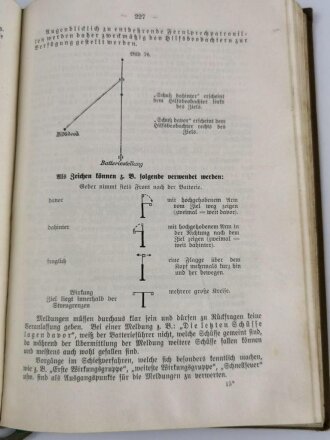 1.Weltkrieg, "Handbuch für die Einjährig-Freiwilligen der Feldartillerie" datiert 1915, 436 Seiten, DIN A5