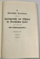 Zu D.V.E. Nr. 362 "Ehrengerichte der Offiziere im Preußichen Heere und Ergänzungsordre" datiert 1910, DIN A5