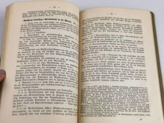 "Bestimmungen über den Dienst der Einjähirgen-Freiwilligen in Heer und Marine" datiert 1913, 102 Seiten, DIN A5