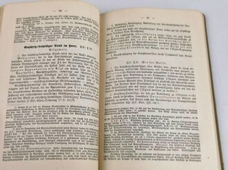 "Bestimmungen über den Dienst der Einjähirgen-Freiwilligen in Heer und Marine" datiert 1913, 102 Seiten, DIN A5