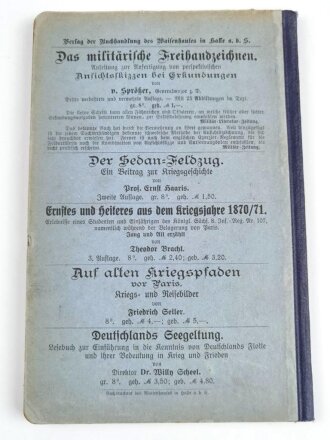 "Bestimmungen über den Dienst der Einjähirgen-Freiwilligen in Heer und Marine" datiert 1913, 102 Seiten, DIN A5