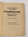 "Deutsche Italienische Englische Kriegsflugzeuge", RLM, 128 Seiten, 1941, DIN A6