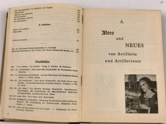 "Taschenbuch für den Artilleristen" , 284 Seiten, datiert 1942, DIN A6