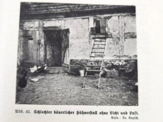 Landwirtschaftliche Lehrbuch-Reihe 3. Teil "Viehhaltung und Fütterung" Reichsnährstand , 256 Seiten, datiert 1937, DIN A5, stark gebraucht