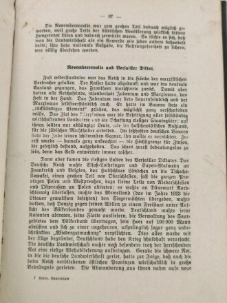 Landwirtschaftliche Lehrbuch-Reihe 5. Teil "Bauerntum" Reichsnährstand , 156 Seiten, datiert 1937, DIN A5, stark gebraucht