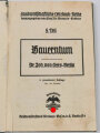 Landwirtschaftliche Lehrbuch-Reihe 5. Teil "Bauerntum" Reichsnährstand , 156 Seiten, datiert 1937, DIN A5, stark gebraucht