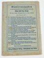 "Das Lied der Front - Liedersammlung des Großdeutschen Rundfunks" Heft 2, 64 Seiten, datiert 1941, DIN A5