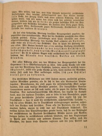 "Der geschichtliche Sinn unseres Kampfes" Rede von Reichsleiter Rosenberg vor Soldaten der Westfront (16. April 1940), 19 Seiten, DIN A5