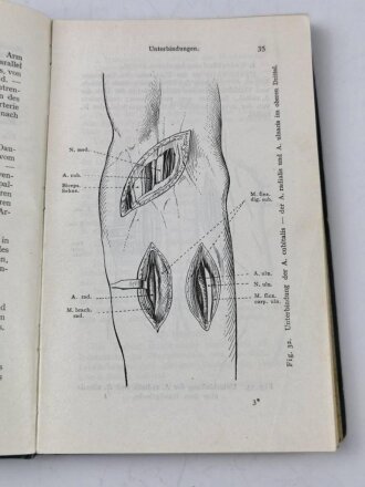 1.Weltkrieg,"Vademekum des Feldarztes" 210 Seiten, datiert 1914, unter DIN A5