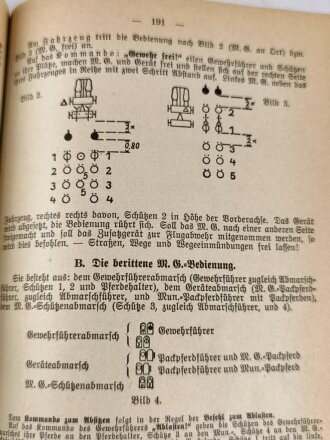 "Der Dienstunterricht im Heere, Ausgabe für den Schützen der M.G.K." Jahrgang 1938/39, 347 Seiten