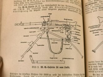 "Der Dienstunterricht im Heere, Ausgabe für den Schützen der M.G.K." Jahrgang 1938/39, 347 Seiten