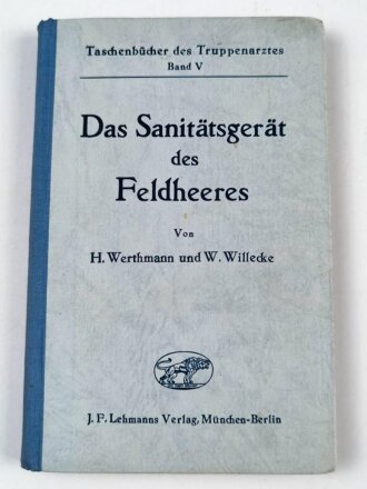 "Das Sanitätsgerät des Feldheeres"...