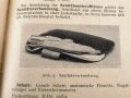 "Das Sanitätsgerät des Feldheeres" Taschenbücher des Truppenarztes Band V,  221 Seiten, datiert 1942, unter DIN A5