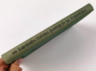 "Taktisches Handbuch für den Truppenführer und seine Gehilfen" 339 Seiten, datiert 1940, DIN A5