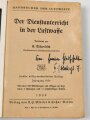 "Der Dienstunterricht in der Luftwaffe" Jahrgang 1939, 290 Seiten